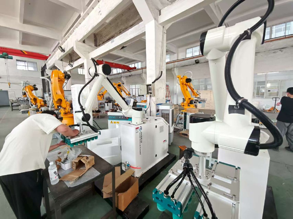 协作机器人书刊散页搬运码垛自动化案例展示